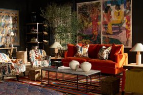 Hamlet Sofa Custom - Medici Raw Umber
