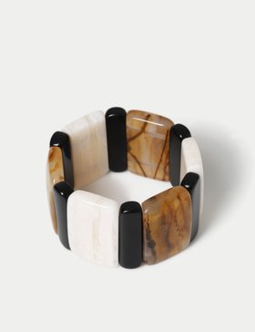Resin Mixed Shape Bracelet
