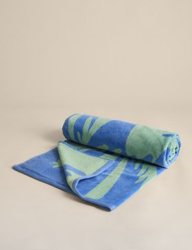 Pure Cotton Palm Tree Beach Towel
