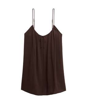 Tie Front Strappy Mini Slip Dress
