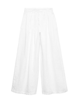 Pure Linen Wide Leg Trousers