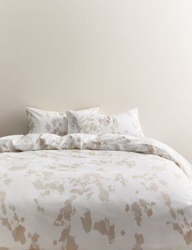 Cotton Rich Cow Print Bedding Set