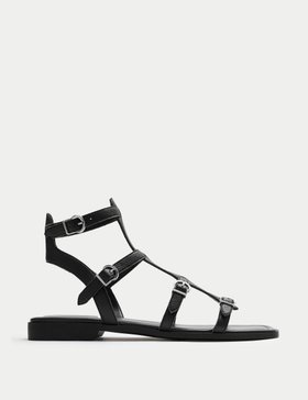 Strappy Flat Gladiator Sandals