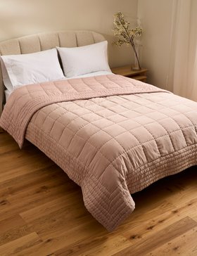 Pure Cotton Velvet Bedspread
