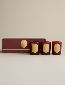 Set of 3 Christmas Joy Votive Candles