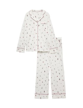 Cotton Modal Printed Matching Family Christmas Pyjamas