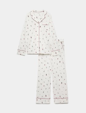 Cotton Modal Printed Matching Family Christmas Pyjamas