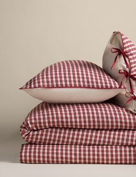 Pure Cotton Yarn Dyed Checked Seersucker Bedding Set