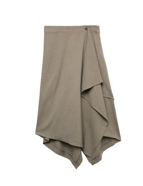 Midi Asymmetric Skirt