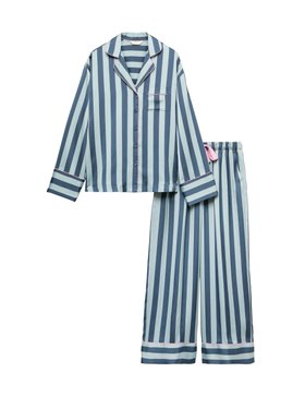 Dream Satinâ¢ Striped Revere Pyjama Set