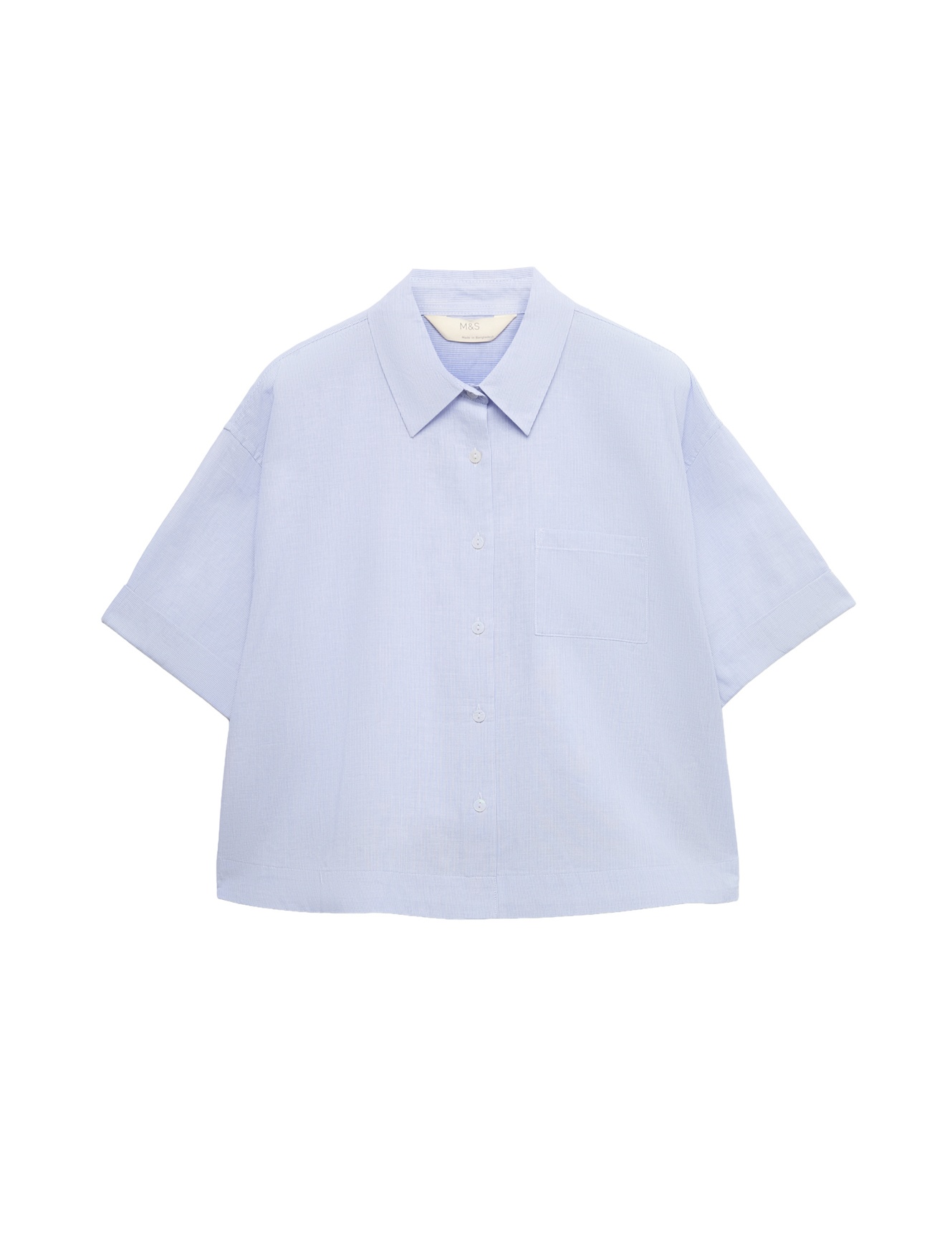 M&S La Dolce Vita, Stripe PJ Shirt, £15