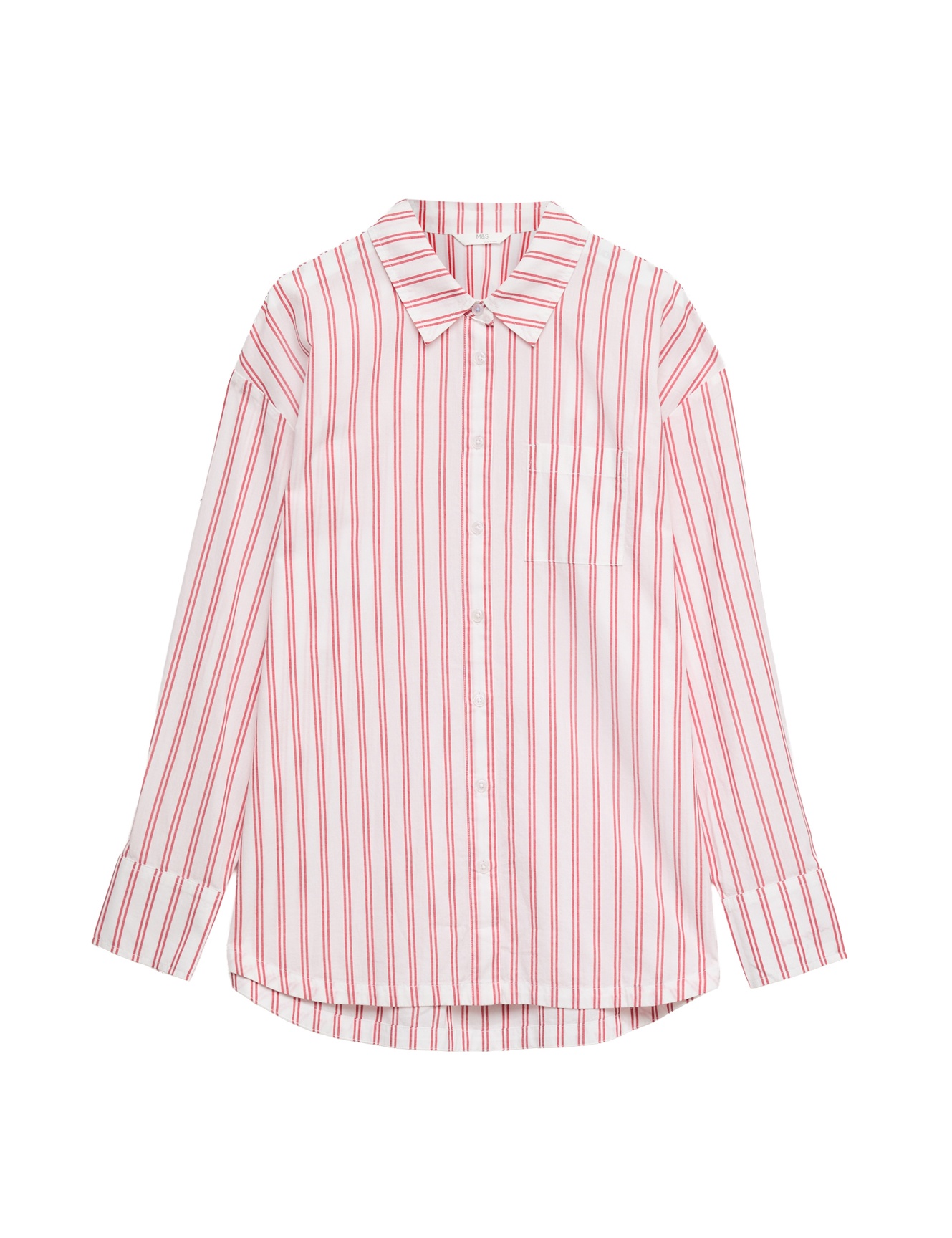 Pure Cotton Striped Pyjama Shirt