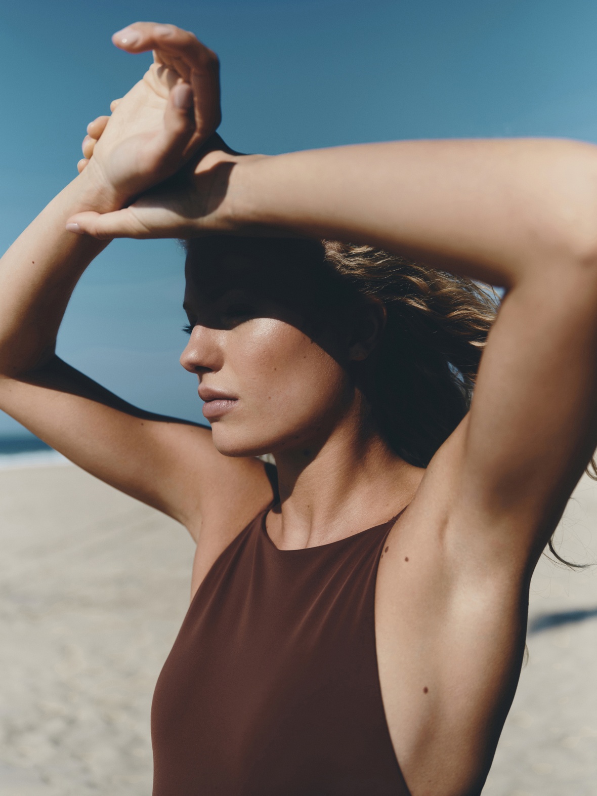Bonded High Neck Swimsuit