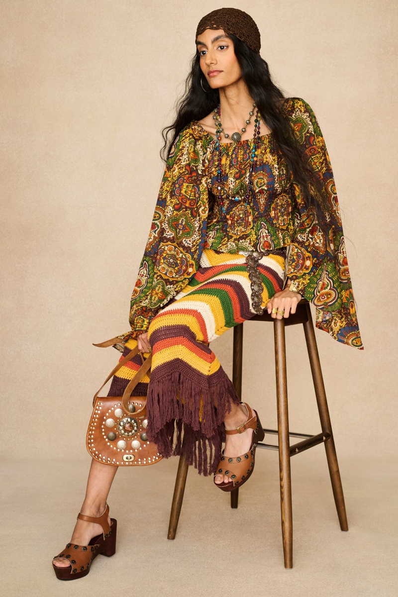 Tahlia Tapesry Print Winged Top Magic Carpet Ride 1