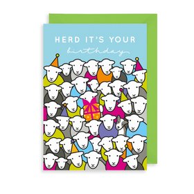 'Herd it's your birthday' - Greeting Card
