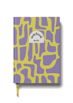 Lined Notebook (A5) - Purple Islands
