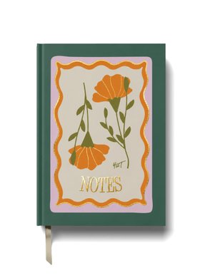 Lined Notebook (A5) - Golden Bloom