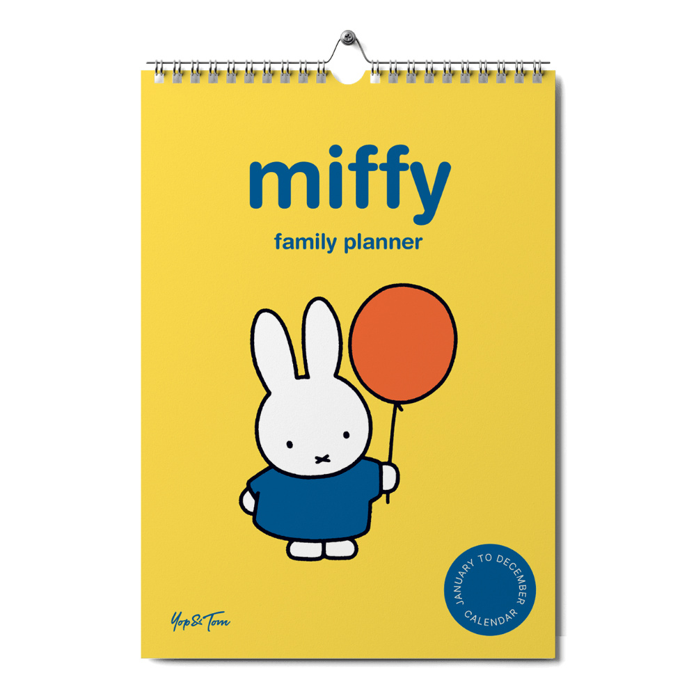 Miffy A3 2027 Family Planner Calendar