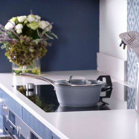 Laura Ashley Non-Stick 16/18/20cm Saucepan with Lid