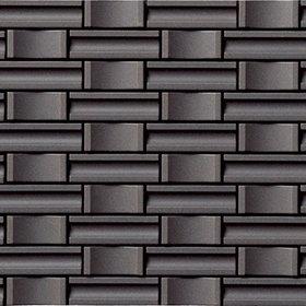Crochet - Japanese Porcelain Wall Tile - Black