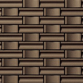 Crochet - Japanese Porcelain Wall Tile - Brown