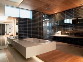 Izumo - Japanese Porcelain Wall Tile - Black