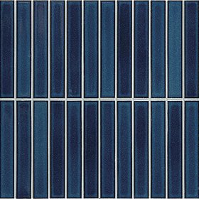 Biyusai - Japanese Porcelain Wall Tile - Navy Blue - Border