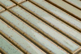 Yohen - Japanese Porcelain Wall Tile - Turquoise Green Mix
