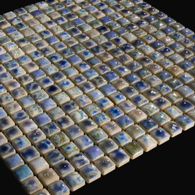 Komasu - Japanese Porcelain Wall Tile - Azure Reef