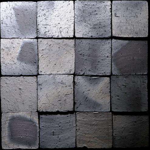 Koyo Ibushi Arare - Japanese Porcelain Wall Tile - Large