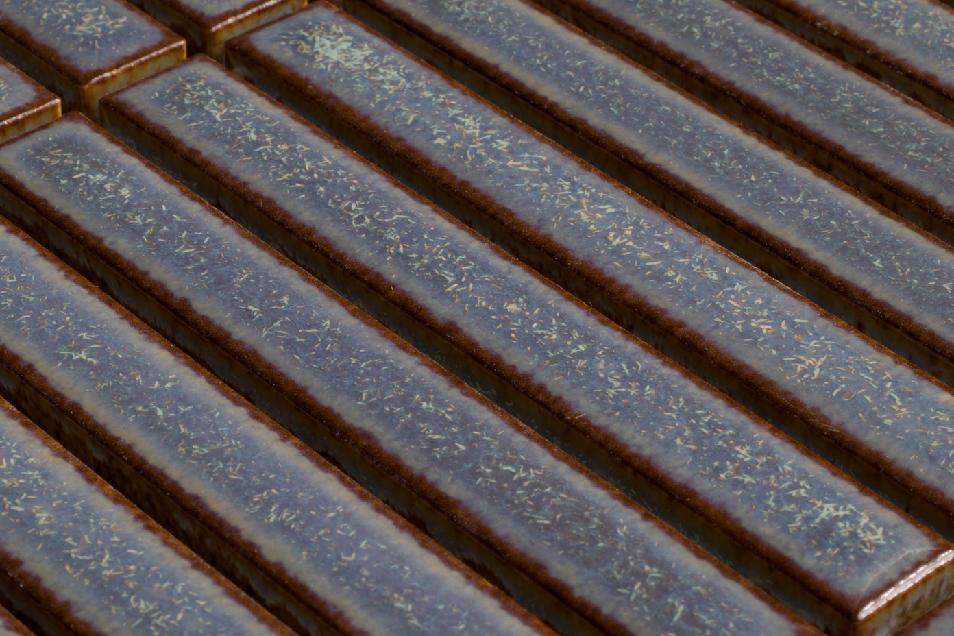 Yohen - Japanese Porcelain Wall Tile - Turquoise Blue
