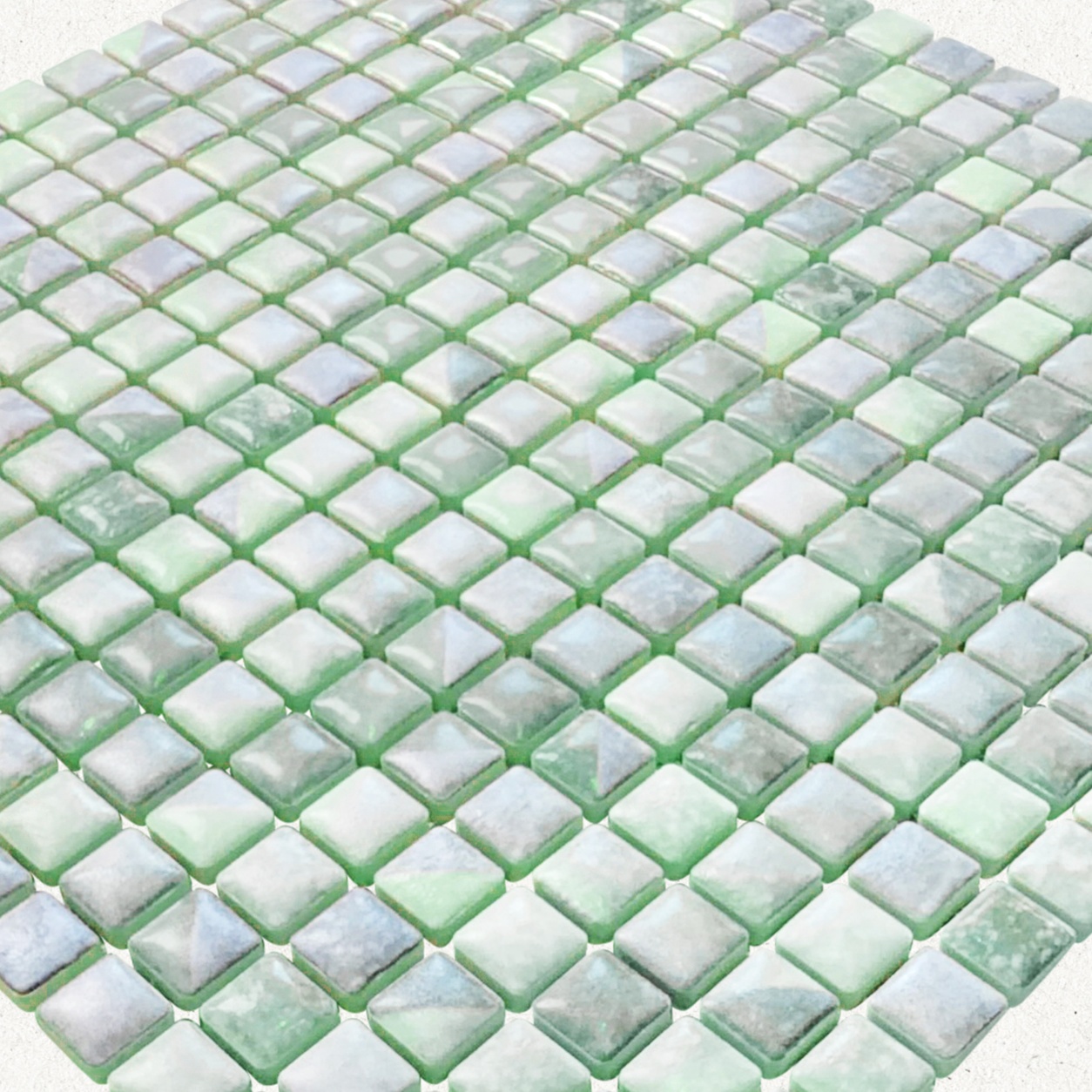 Komasu - Japanese Porcelain Wall Tile - Aqua Celadon
