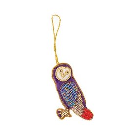 Beaded Owl Decoration