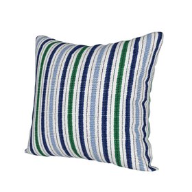 Blue Green Stripe – Luxury Outdoor Pillow by SmithHönig
