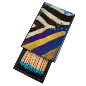 Large Decorative Matchbox - Sebra Stripe Grassland