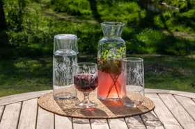 Floral Glassware Collection / Emma Britton Decorative Glass Designer