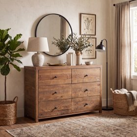 Montreal 6 Drawer Wide Chest