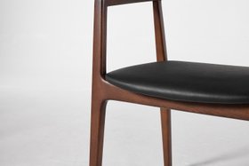 Dining Chair 01 (set of 2), Walnut / Black