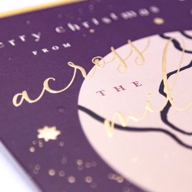 LZ004 - Across the Miles Luxury Christmas Card