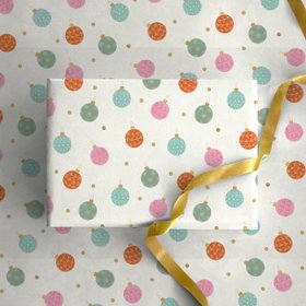 CWP068 - Lil Baubles Christmas Wrapping Paper