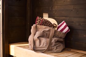 Leopard Print Merino Wool Sauna Hat