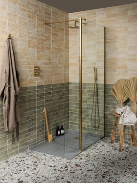 Giorgio2 Rectangle Shower Tray - Grey Slate