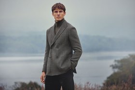 Medium Grey Wool & Cashmere Kenton Jacket Mistral