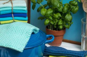 Solwang Handtuch - Staubig Blau