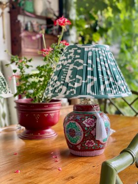 Forest Ikat Lamp Shade