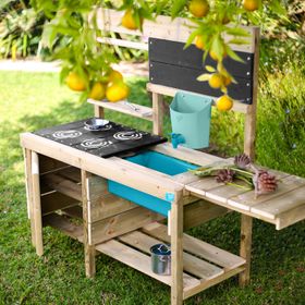 Wooden mud kitchen