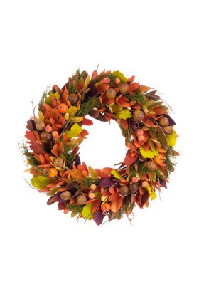 Autumn Wood Chip Wreath