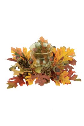 Autumn Oak Candleholder