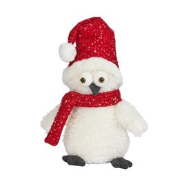 Festive Goggle Owl Plush