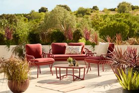 Outdoor Oasis Red Aura Coffee Set